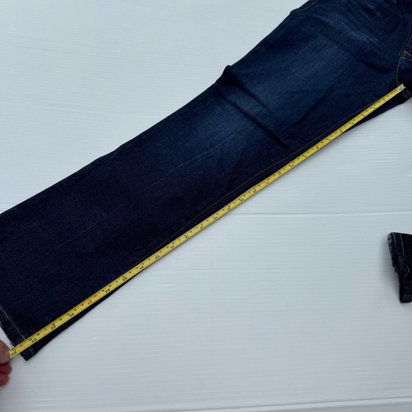 Frame Franklin Le High Straight Denim Indigo Jeans - Picture 3 of 12